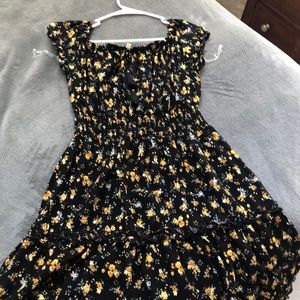 Black Floral Dress